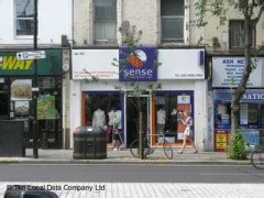 Sense charity shop, Mare St, Hackney .